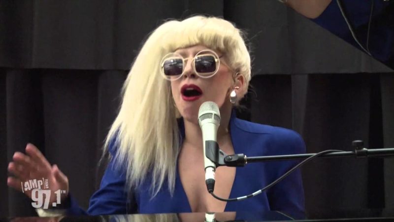 Lady Gaga "You And I" (Live at Amp Radio)