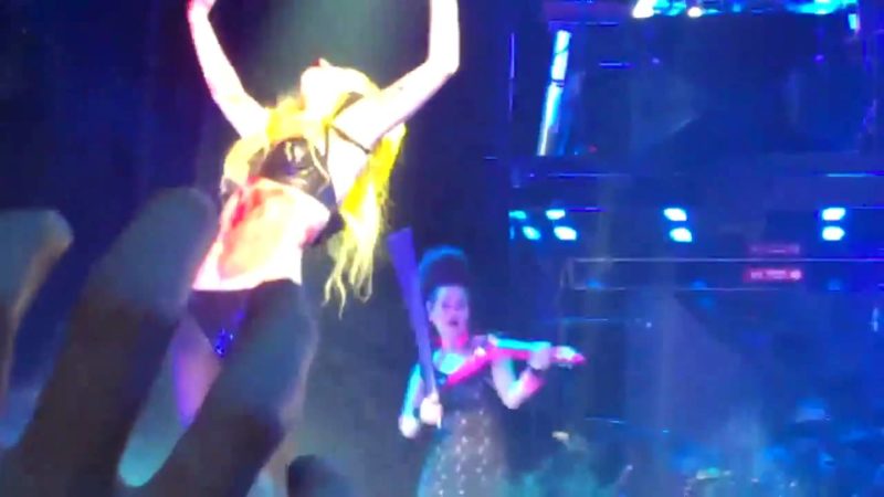 Lady Gaga Teeth Live Monster Ball Tour 2011 Uniondale Nassau Coliseum NY