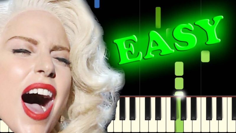 LADY GAGA – DOPE – Easy Piano Tutorial