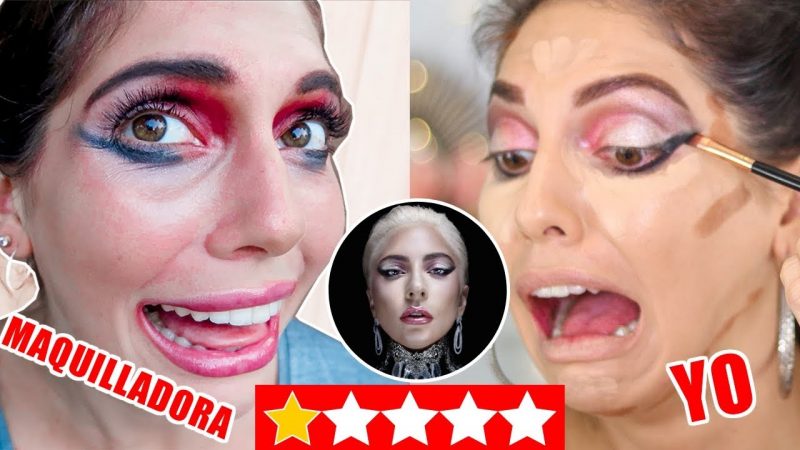 LOOK DE LADY GAGA 🤡 PEOR MAQUILLADORA Vs. YO 😱